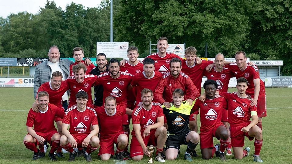 Der SC Quakenbrück feiert die Rückkehr in die Kreisliga