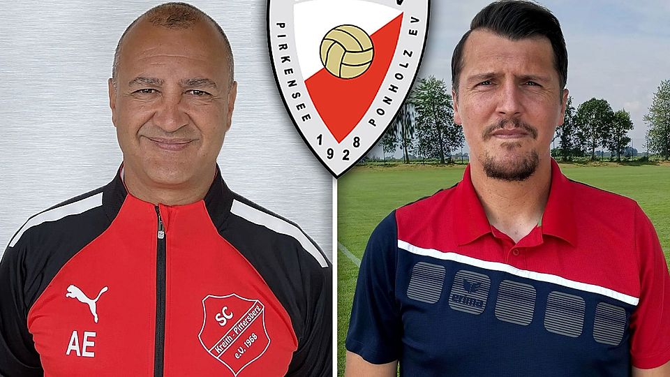 Askin Ergül (linkes Bild) coacht den ATSV Pirkensee-Ponholz bis zum Saisonende, ehe Admir Hodzic das Ruder übernimmt.