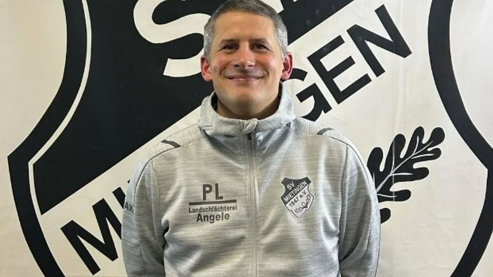 Philipp Lang steht auch in der kommenden Saison beim SV Mietingen an der Seitenlinie. 