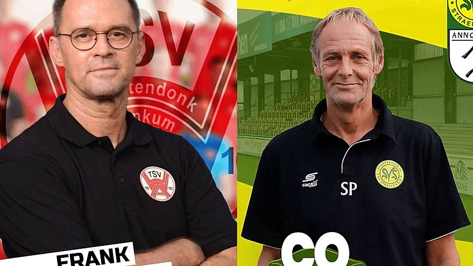 Frank Goldau (rechts) und Stefan Post sollen den SV Straelen retten.