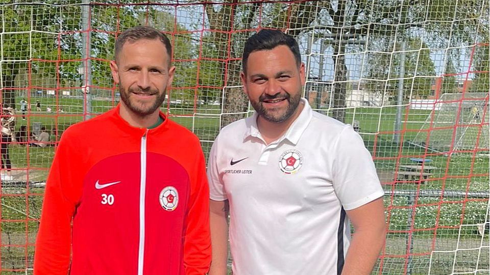 Straubings künftiger Co-Spielertrainer Kushtrim Mazreku (li.) mit Onur Örs
