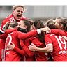 Dreimal durften die Frauen des FC Bayern im Spiel gegen Zürich jubeln. Foto: Sven Leifer