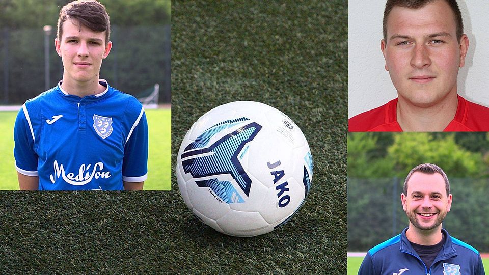 Julian Grüber (l.) führt die Torjägerliste vor Pascal Müller (oben) und Kevin D´Andrilli an.