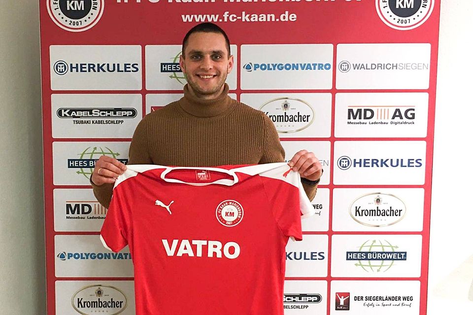 Adrian Cieslak trägt ab sofort das Trikot des 1. FC Kaan-Marienborn. 