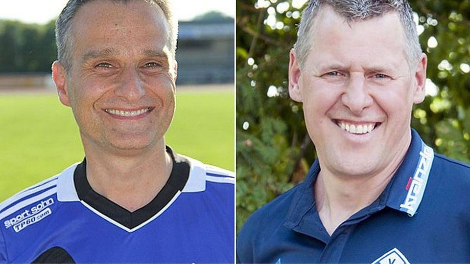 In der kommenden Saison wird Markus Schaich (links) neuer Trainer beim FV Illertissen II und löst damit Thomas Lemke ab.   F.: Stephan Müller