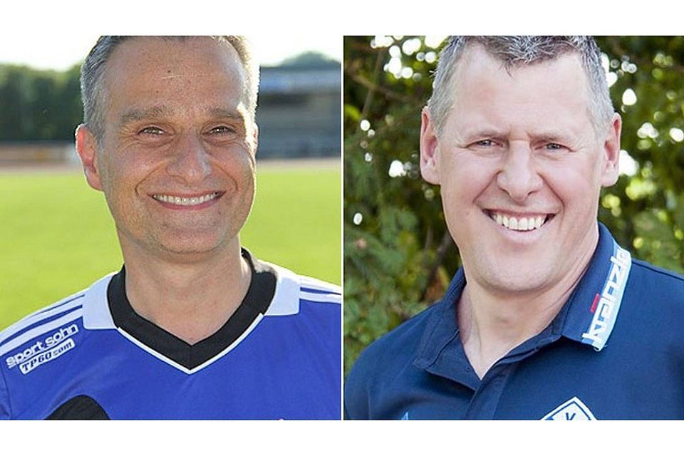 In der kommenden Saison wird Markus Schaich (links) neuer Trainer beim FV Illertissen II und löst damit Thomas Lemke ab.   F.: Stephan Müller