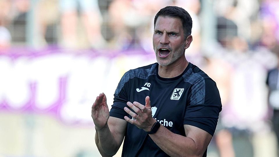 Nicht rundherum zufrieden: Löwen-Coach Patrick Glöckner.