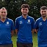 Chefcoach Gerhard Müller (li.) bekommt mit Nino Hutterer (mitte) und Christoph Huber (re.) zwei Co-Trainer zur Seite.