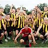 2009 bejubelte der TSV Haunsheim seinen ersten und bislang einzigen Sparkassencup-Gewinn (Bild). Nach dem nötigen Elfmeterschießen gab es ein 4:1 gegen den BSC Unterglauheim.		F.: Walter Brugger
