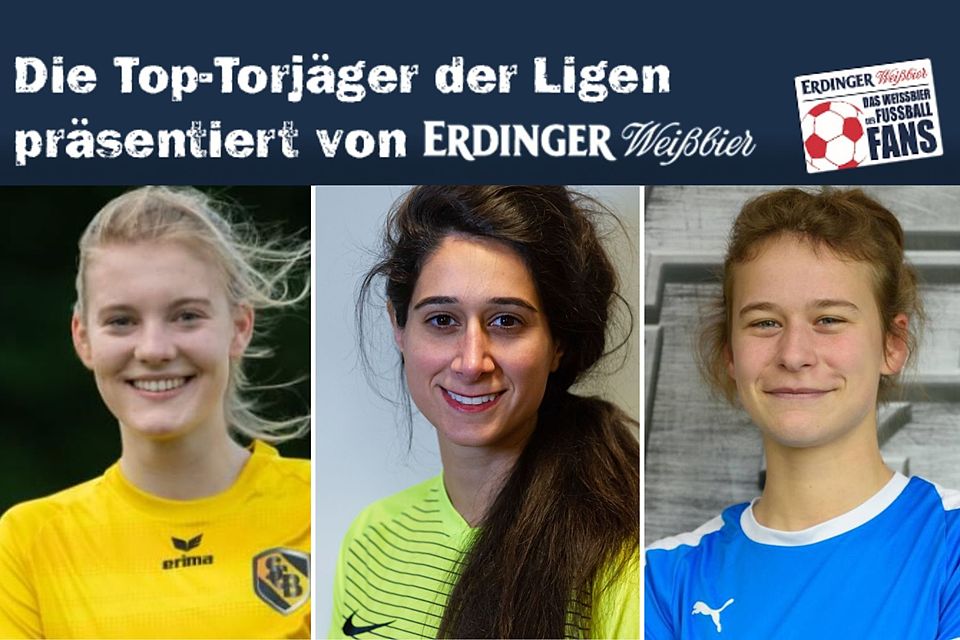 Sheeva Seyfi (m.) will es wieder wissen und mischt direkt oben mit. Aber auch Isabella Lerchl (l.) und Hannah Thummerer starteten mit einem Doppelpack.