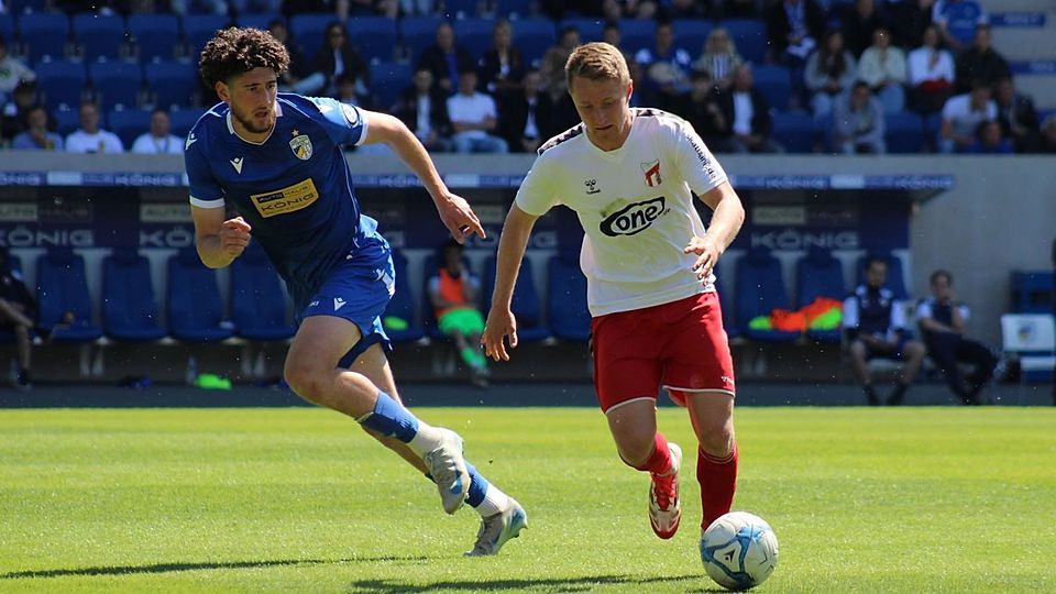 Daniel Haubner (am Ball) wechselt vom ZFC Meuselwitz zum FSV Zwickau.