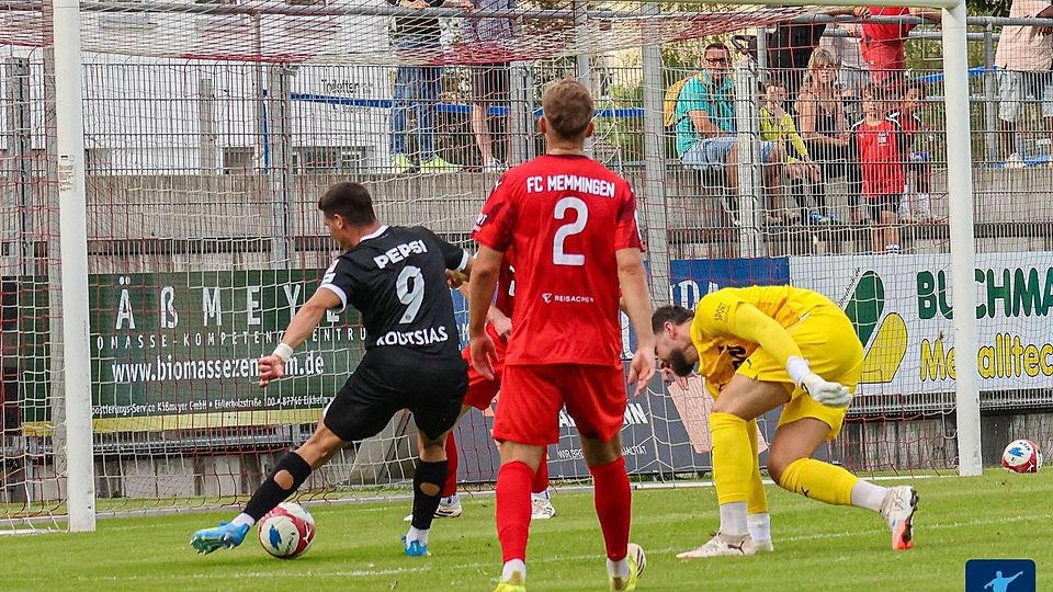 Öfter das Nachsehen hatte der FC Memmingen gegen den Schweizer Erstligisten FC Lugano.