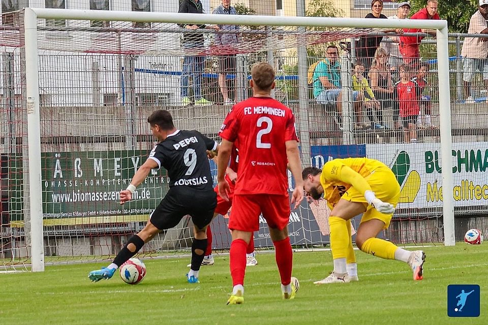 Öfter das Nachsehen hatte der FC Memmingen gegen den Schweizer Erstligisten FC Lugano.