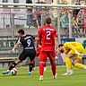 Öfter das Nachsehen hatte der FC Memmingen gegen den Schweizer Erstligisten FC Lugano.