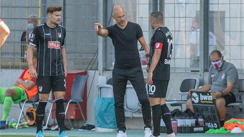 Stefan Stangl (l.) verlässt Türkgücü München gen Wiesbaden.