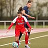 Die Fußballerinnen von Wormatia Worms spielen gegen die SG Andernach II 1:1 Unentschieden.