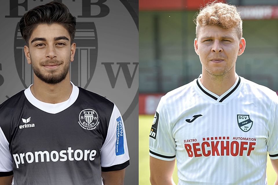 Ismail Remmo (l.) und Patrick Schikowski wechseln zur SSVg Velbert.