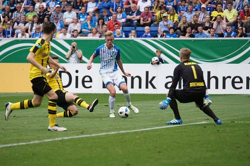 Mit 3:5 musste sich die Hoffenheimer U19 nach packenden 90 Minuten der A-Jugend des BVB geschlagen geben. F: Spies