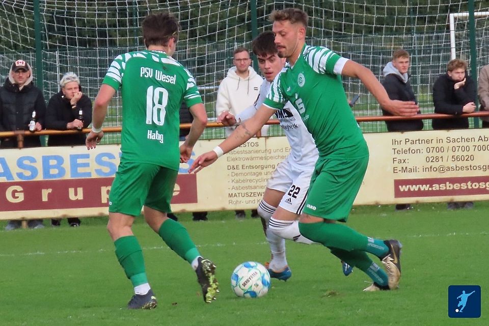 Lennart Laader und der PSV Wesel mussten sich mit einem gerechten Unentschieden gegen die Gäste aus Essen zufrieden geben.