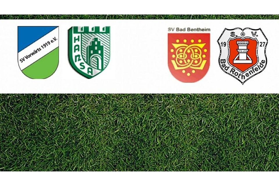 Heimspiele für die Grafschafter Landesliga-Mannschaften! Vorwärts erwartet Hansa Friesoythe, der SV Bad Bentheim den SV Bad Rothenfelde.