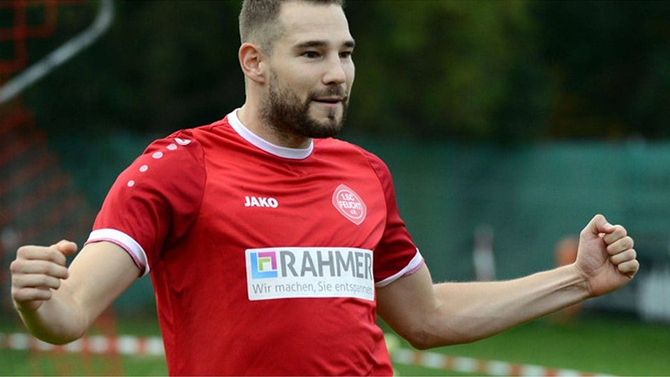 Michael Eckert jubelt künftig für den FC Troschenreuth. F.:Meier