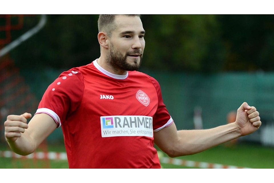 Michael Eckert jubelt künftig für den FC Troschenreuth. F.:Meier