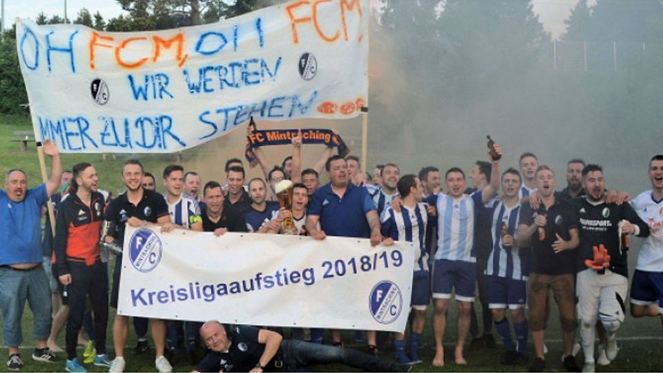 Foto: Der FC Mintraching hat über die Relegation den Aufstieg in die Kreisliga geschafft. Foto: Verein