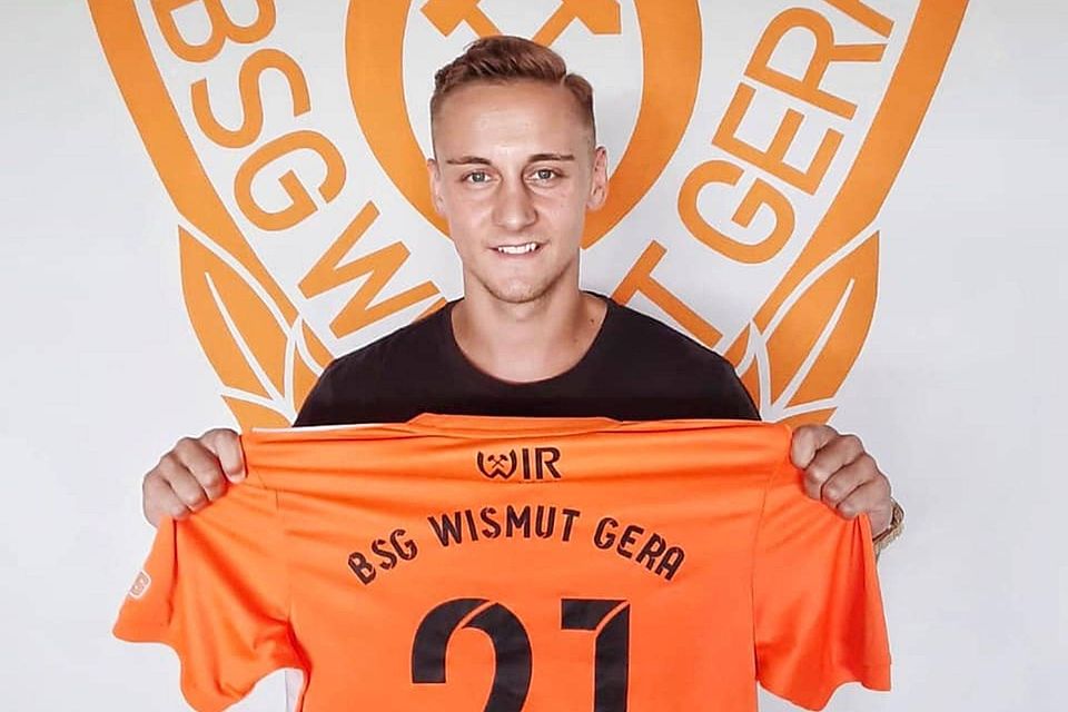Zukünftig trägt Max Zerrenner die 21 für Wismut Gera auf dem Rücken.