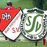 Künftig als SG im Spielbetrieb: Die DJK-SV Bad Höhenstadt und der SV Schmidham Montage: Santner