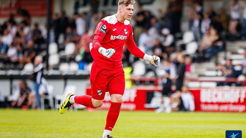 Hier in der 3. Liga für den SC Verl im Einsatz: Tom Müller. 