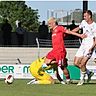 Sigurd Haugen feierte gegen Ansbach sein Debüt im Nürnberg-Trikot und traf prompt vom Punkt.