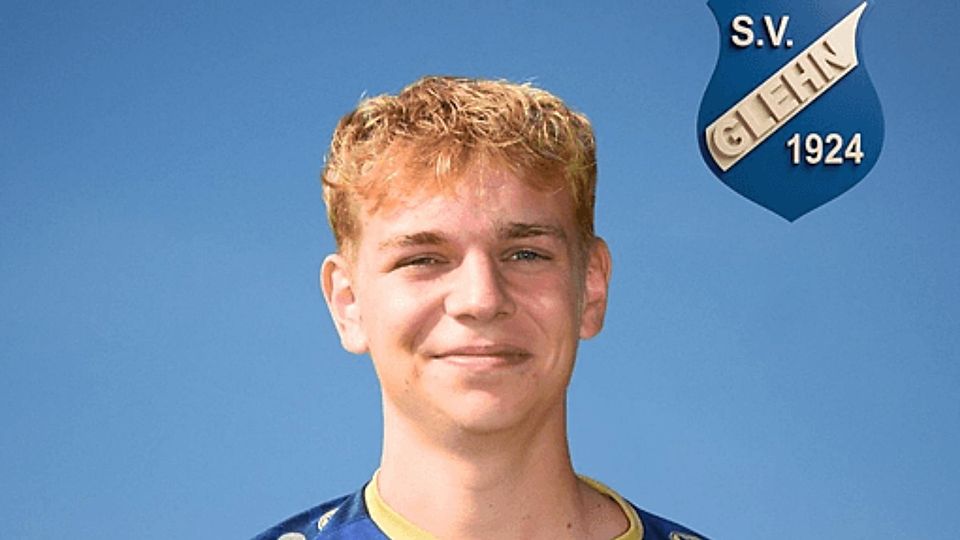 Jonah Kluth ist mit 19 Jahren schon Kapitän des SV Glehn.