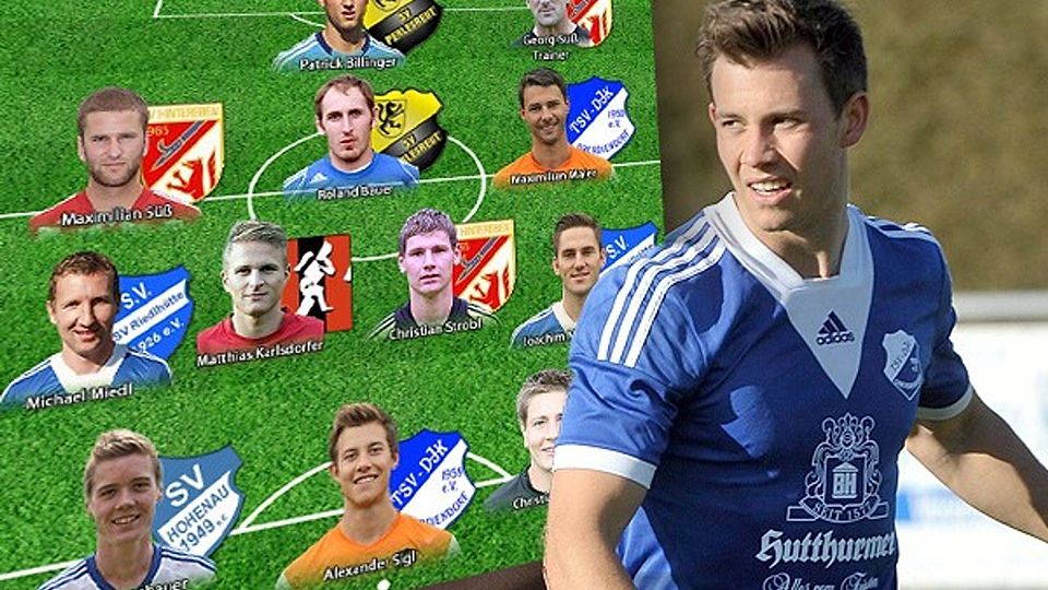 Alexander Sigl wurde Stimmenkönig der Kreisliga Bayerwald  Montage:Sebastian Tanzer