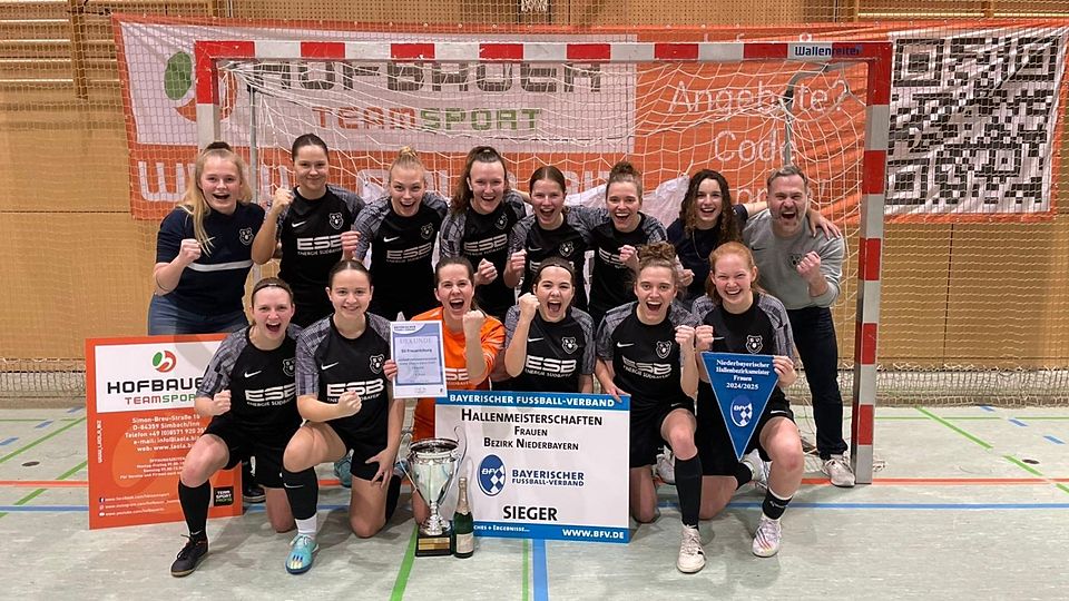 Niederbayerische Futsal-Könige: Der SV Frauenbiburg.