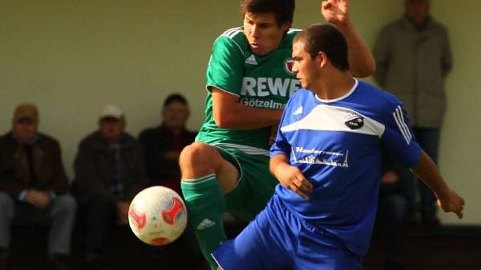 Am Sonntag treffen die Kellerkinder 1. FC Oberhaid und SV-DJK Unterspiesheim aufeinander F: Jochen Brand