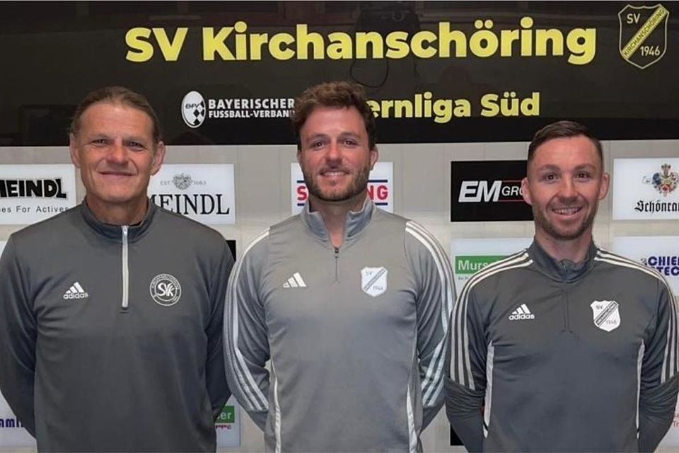 Bilden ab Sommer das Trainerteam in Kirchanschöring (von links): Roland Schreiner, Christoph Dinkelbach und Manuel Omelanowsky.