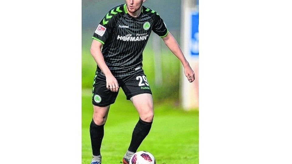 Hat den Sprung aus der Alemannia-Jugend zu den Profis geschafft: Tobias Mohr, der seit dieser Saison für den Zweitligisten Greuther Fürth spielt. Foto: imago/Zink