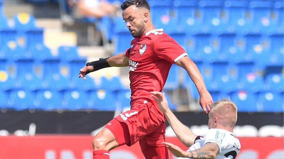 Beim 0:0 im Hinspiel gegen den SC Verl gelang Albion Vrenezi kein Tor, er ist dennoch der Topscorer von Türkgücü München.