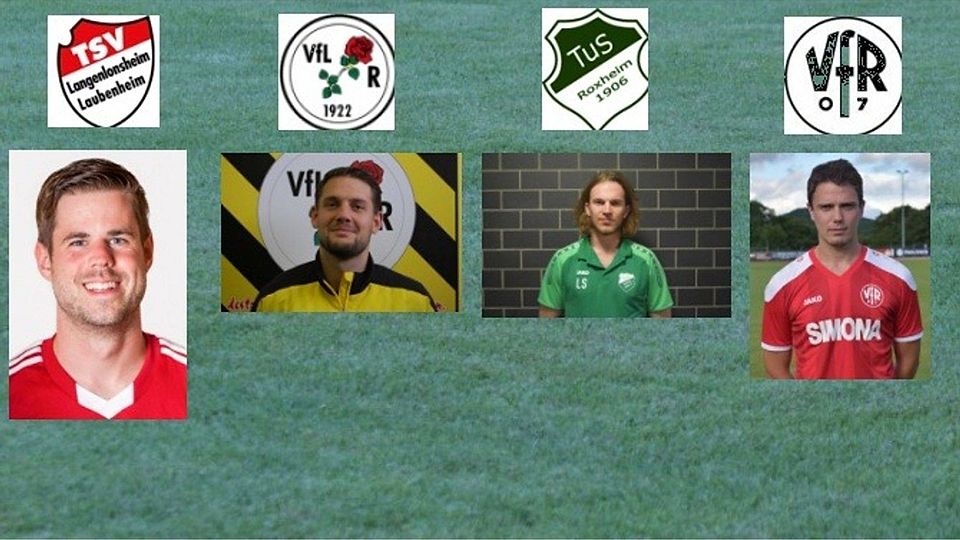 Die besten vier Mittelfeldspieler dieser Saison: Jens Lunkenheimer, Steffen Mörtzsch, Lennart Sperlich und Johannes Mudrich. F: FuPa