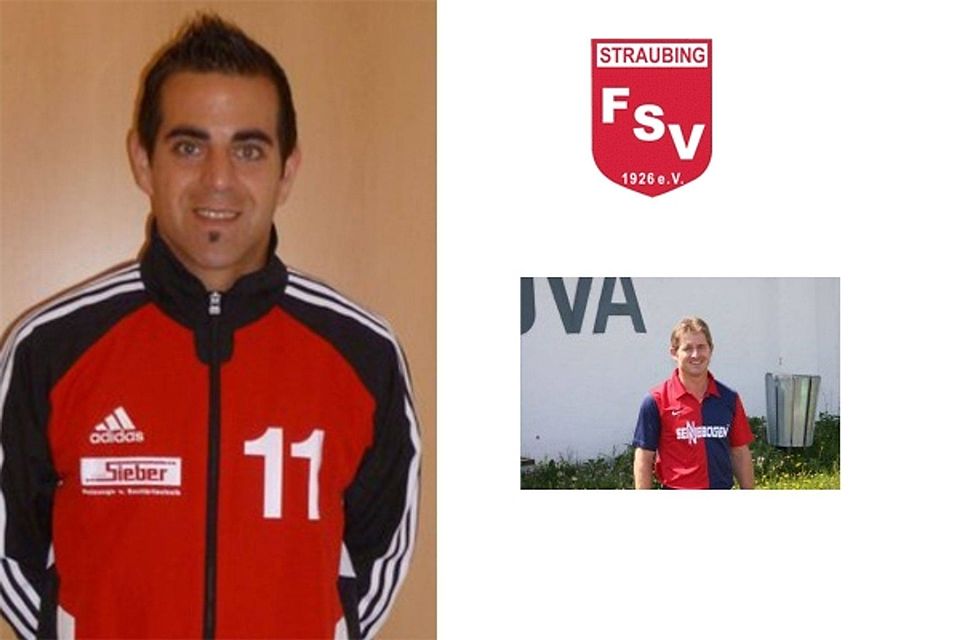 Volker Ertl (li.) ersetzt beim FSV Straubing den bisherigen Trainer Rainer Baumann