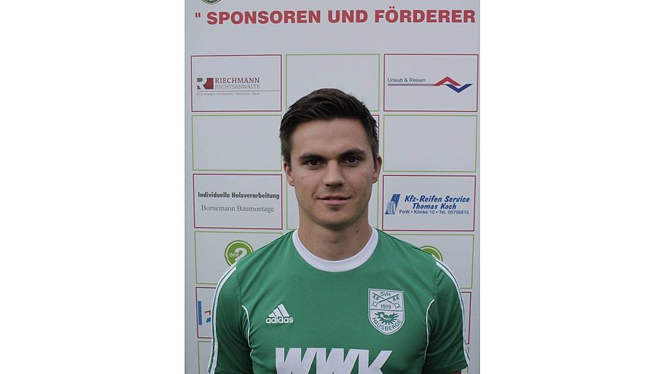 Der Torschütze: SV Hausberges Eike Krehl gelang am Wochenende ein sehenswerter Treffer per Fallrückzieher. Foto: Tim Jüngling