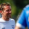 Hat nach seiner Vertragsverlängerung gut lachen: Daniel Schäfer, Trainer des FC Cleeberg. Foto Nick Fingerhut