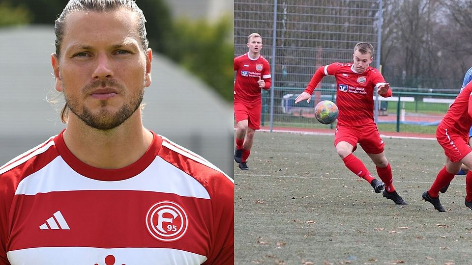 Erfolgreiches Debüt Daniel Ginczek (l.) - der SV Sonsbeck gewinnt 9:0. 