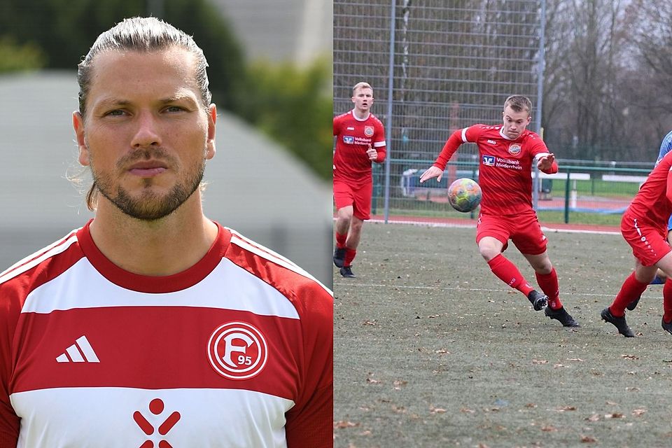 Erfolgreiches Debüt Daniel Ginczek (l.) - der SV Sonsbeck gewinnt 9:0. 