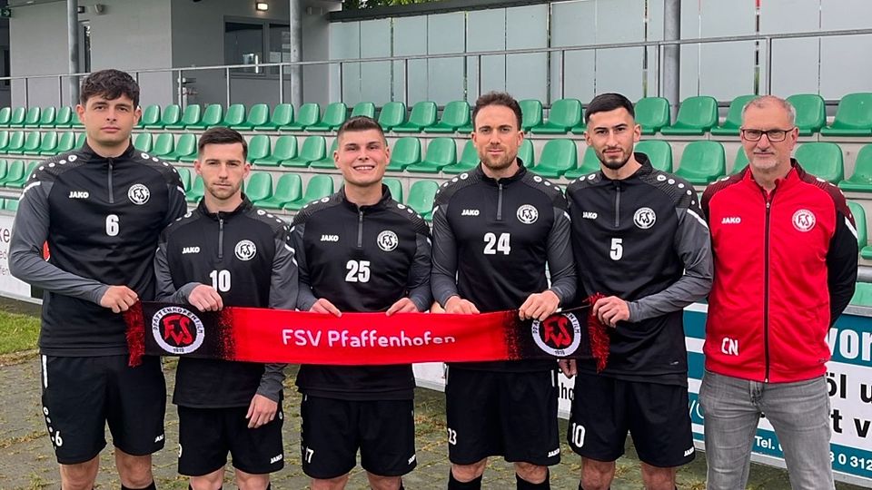 Gleich fünf neue Spieler verstärken den FSV Pfaffenhofen in der kommenden Saison.