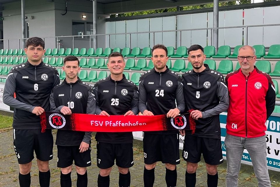 Gleich fünf neue Spieler verstärken den FSV Pfaffenhofen in der kommenden Saison.