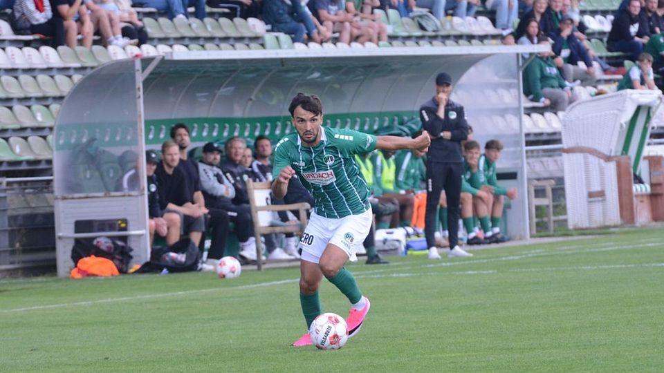 Dardan Karimani (VfB Lübeck) erzielte das Selbstvertrauen schenkende 1-0.