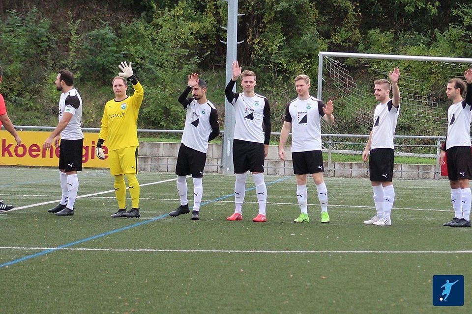 Die Spieler von Starkenburgia Heppenheim.