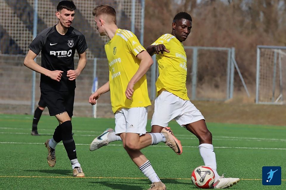 Nurudeen Adeboyejo (am Ball) wird Co-Spielertrainer beim TV Bad Birnbach