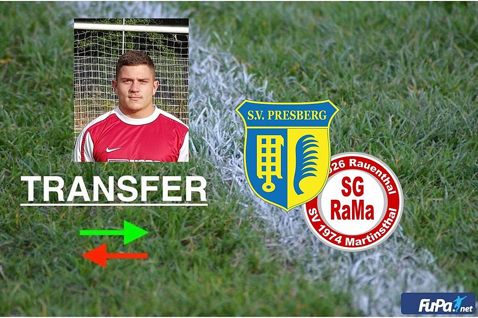 Torjäger Ricardo Wilhelm verlässt kurz vor Saisonbeginn die SG Rauenthal/Martinsthal und schließt sich dem Kreisoberliga-Konkurrenten SV Presberg an.  